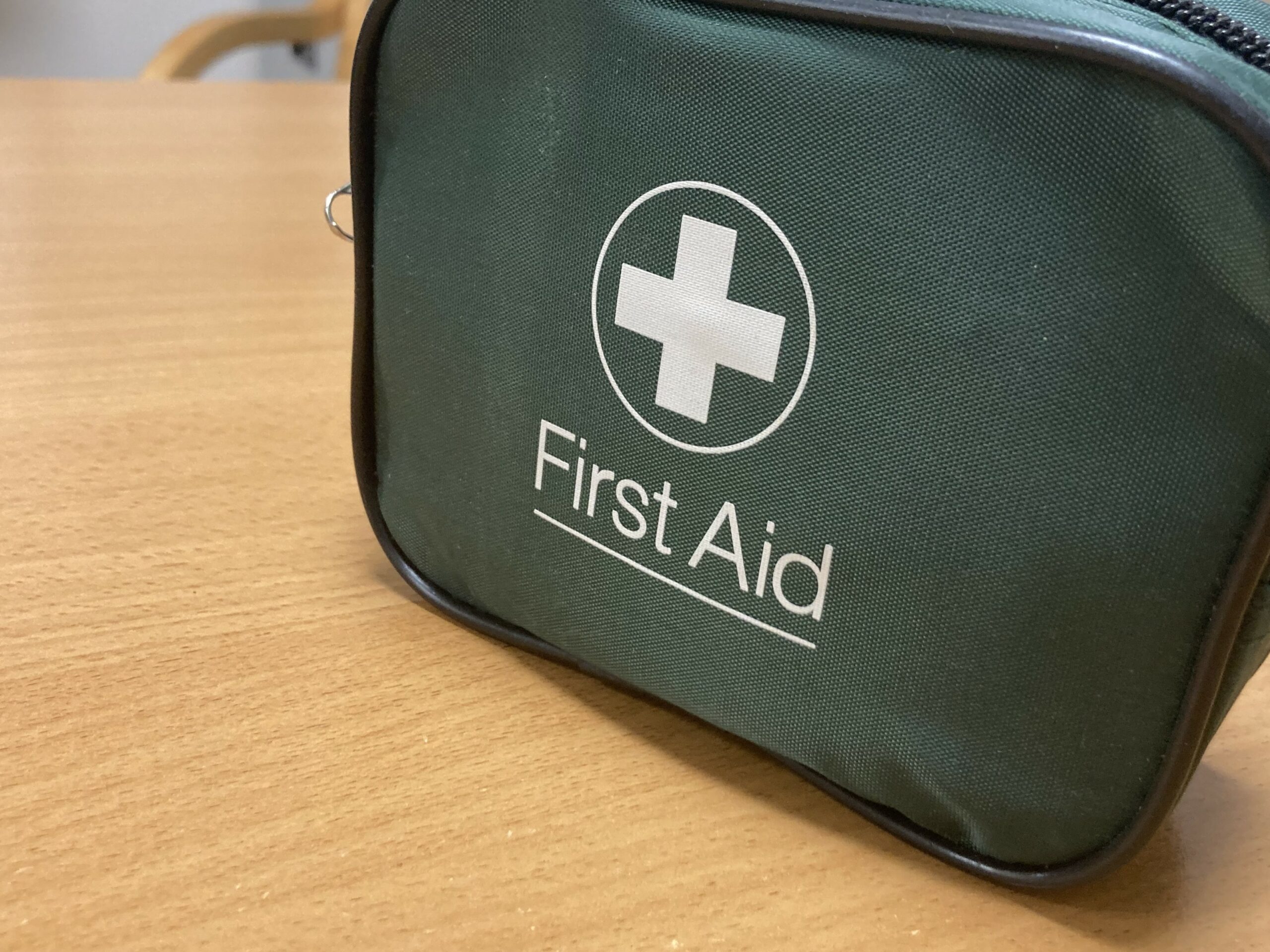 Picture of first aid kit in textile case
